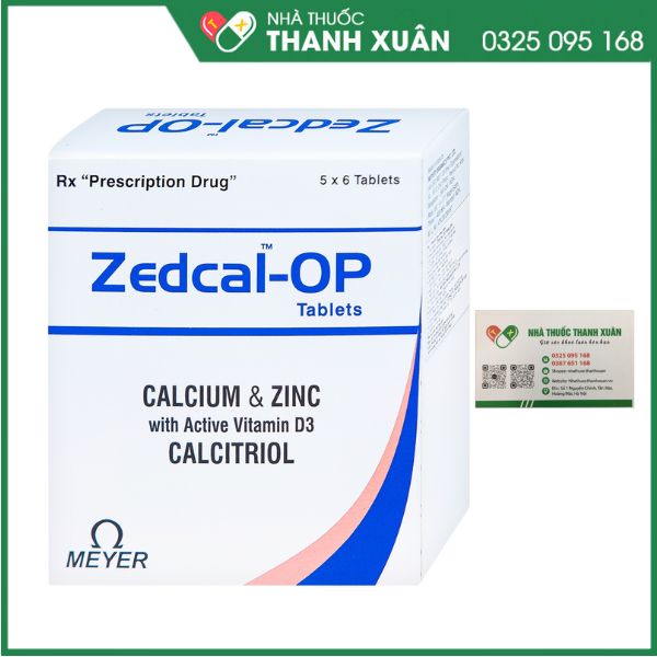 Zedcal OP Tablets thuốc điều trị loãng xương